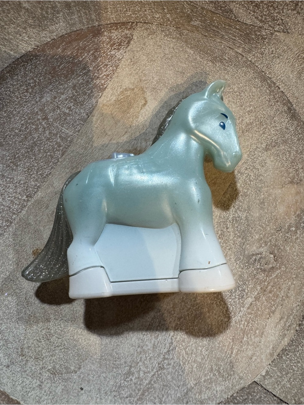Little People Light-Up Toy Horse in Shimmery Blue - Picture 5 of 7
